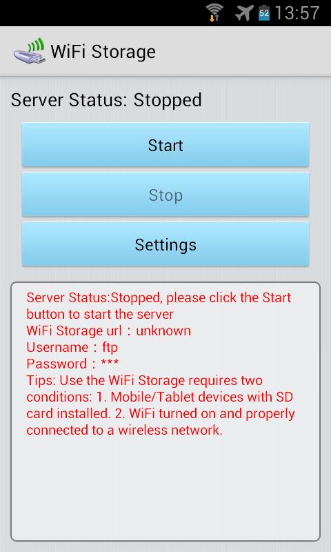 WiFi Storage