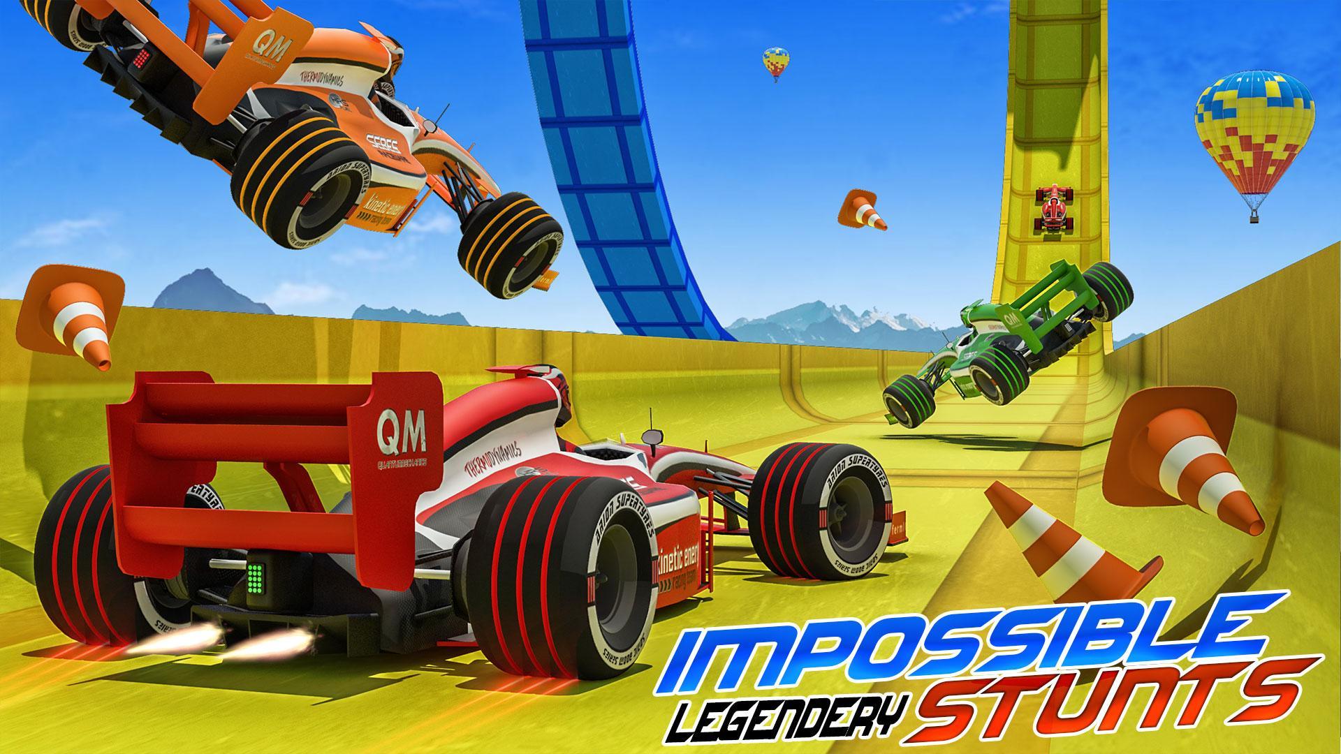 Top Speed Formula Ramp Car Stunts Game