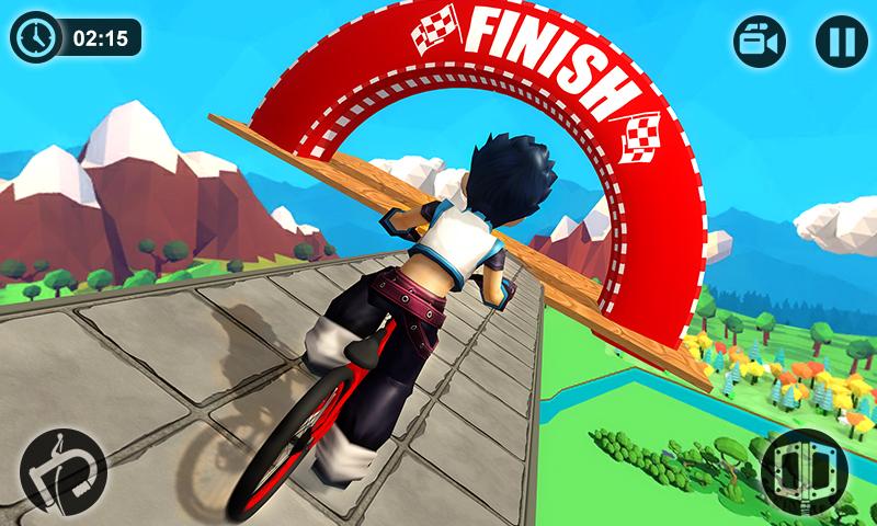Fearless BMX Rider