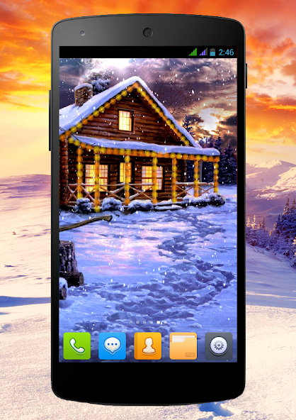 Winter Holiday Live Wallpaper