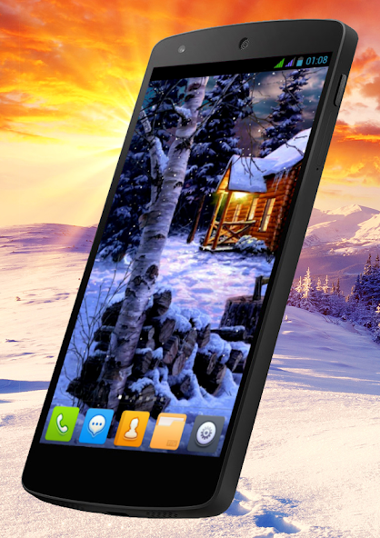 Winter Holiday Live Wallpaper