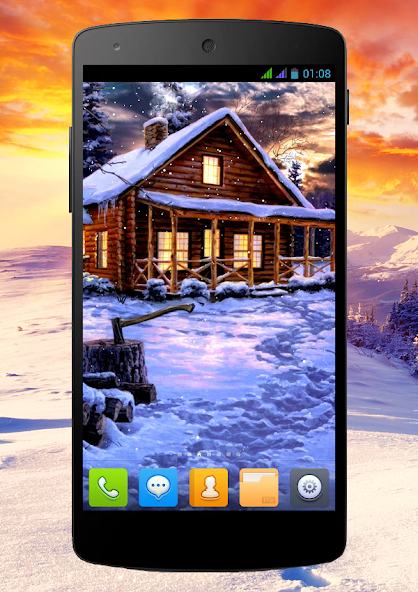 Winter Holiday Live Wallpaper