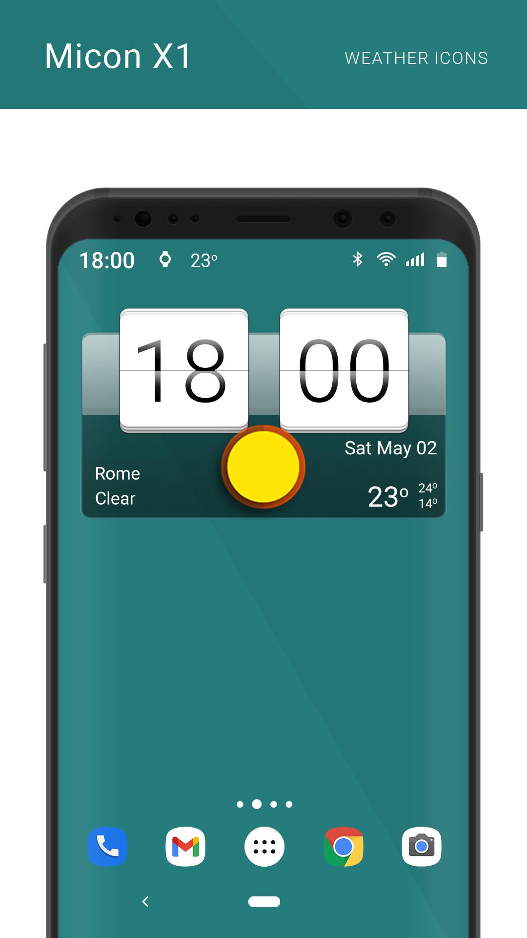 Micon X1 weather icon pack