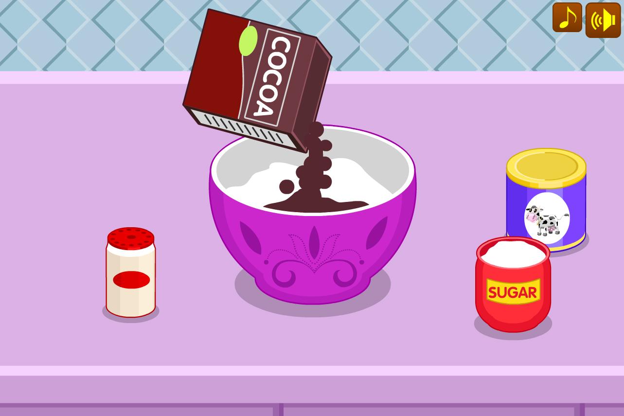 Chocolate royal cake game