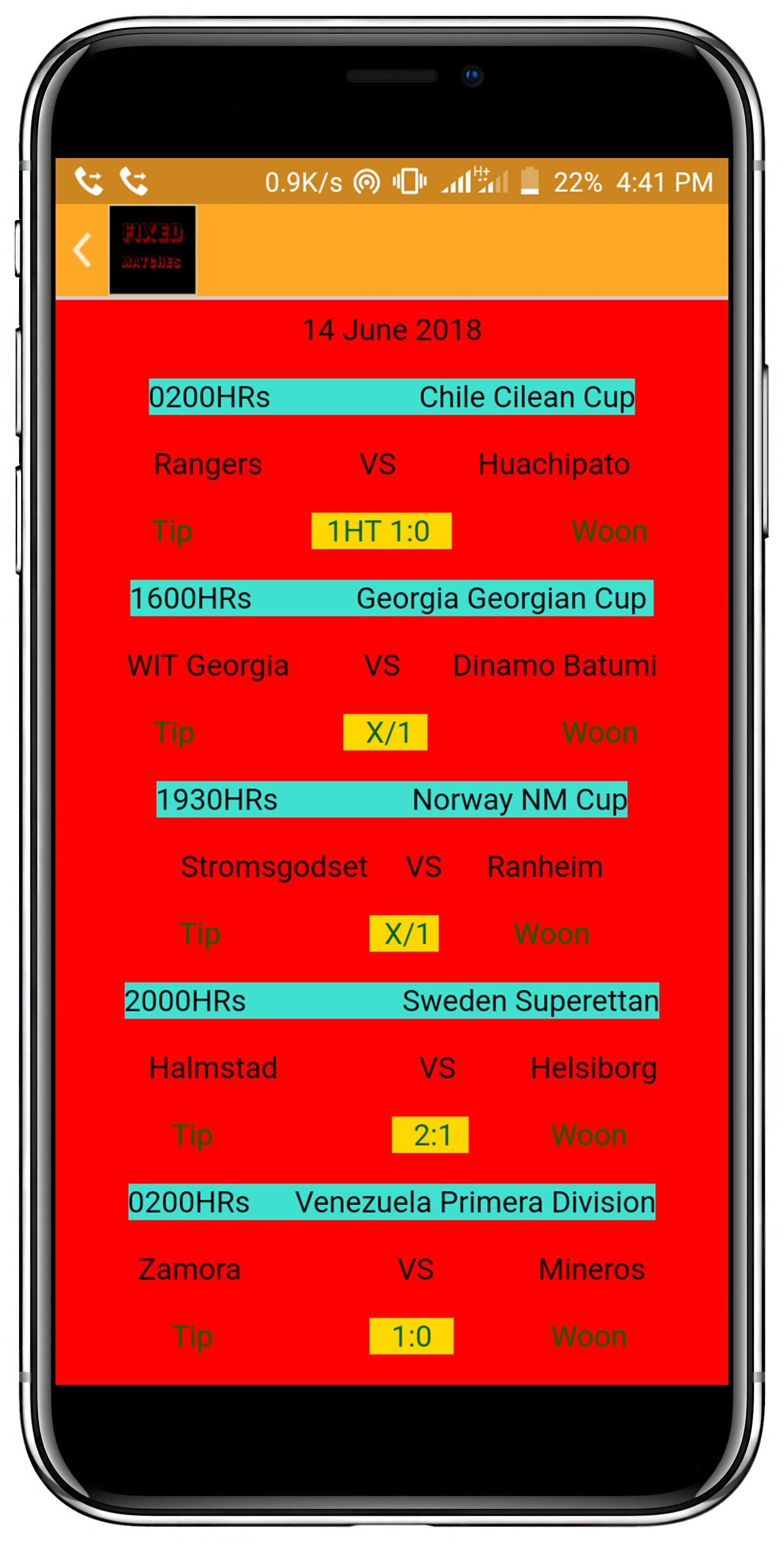 101% Fixed Matches