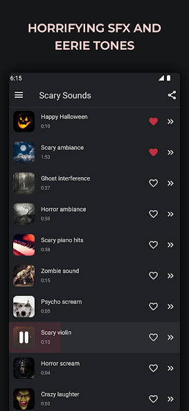 Scary horror sounds