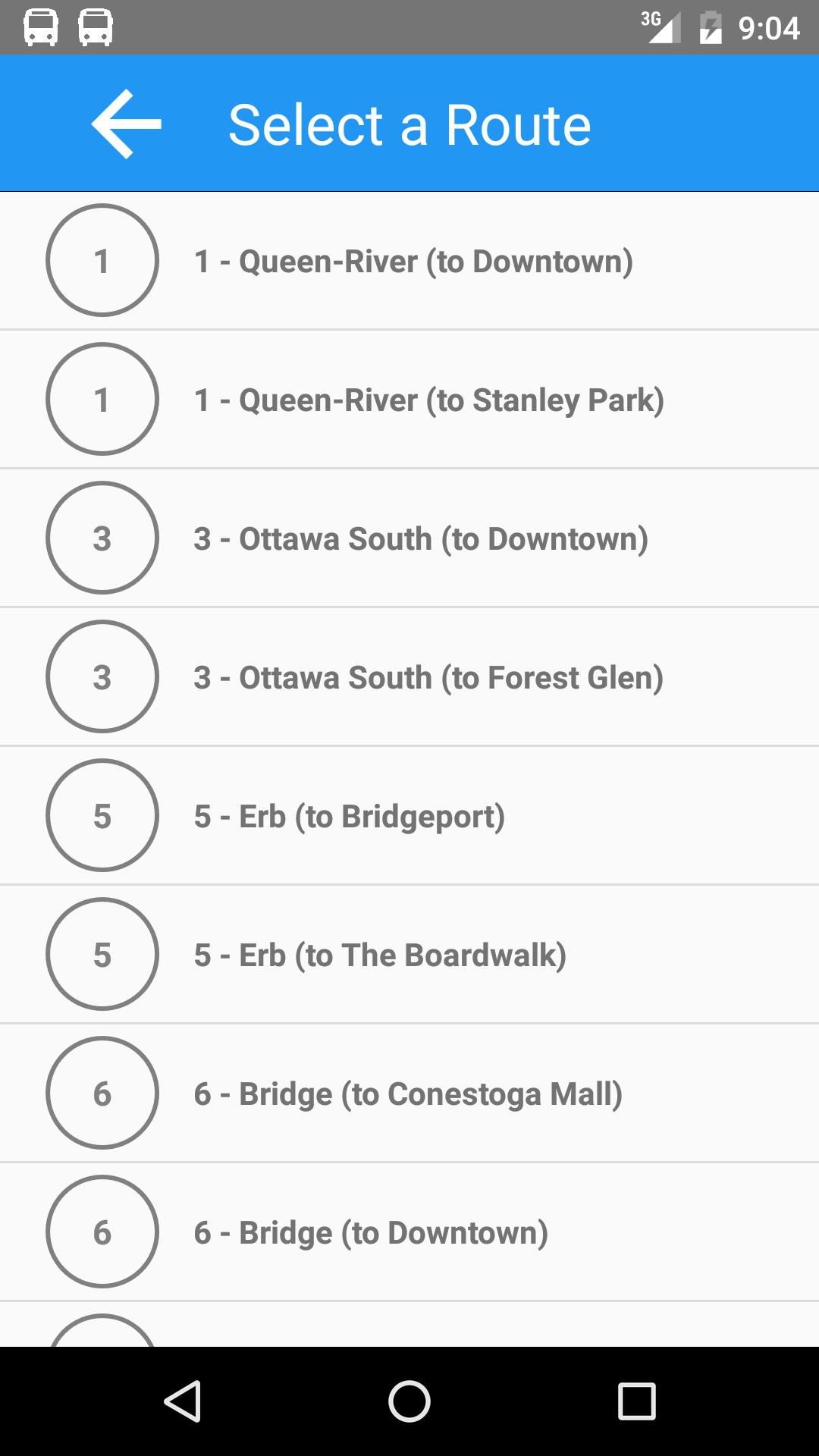 BusStop - Kitchener/Waterloo