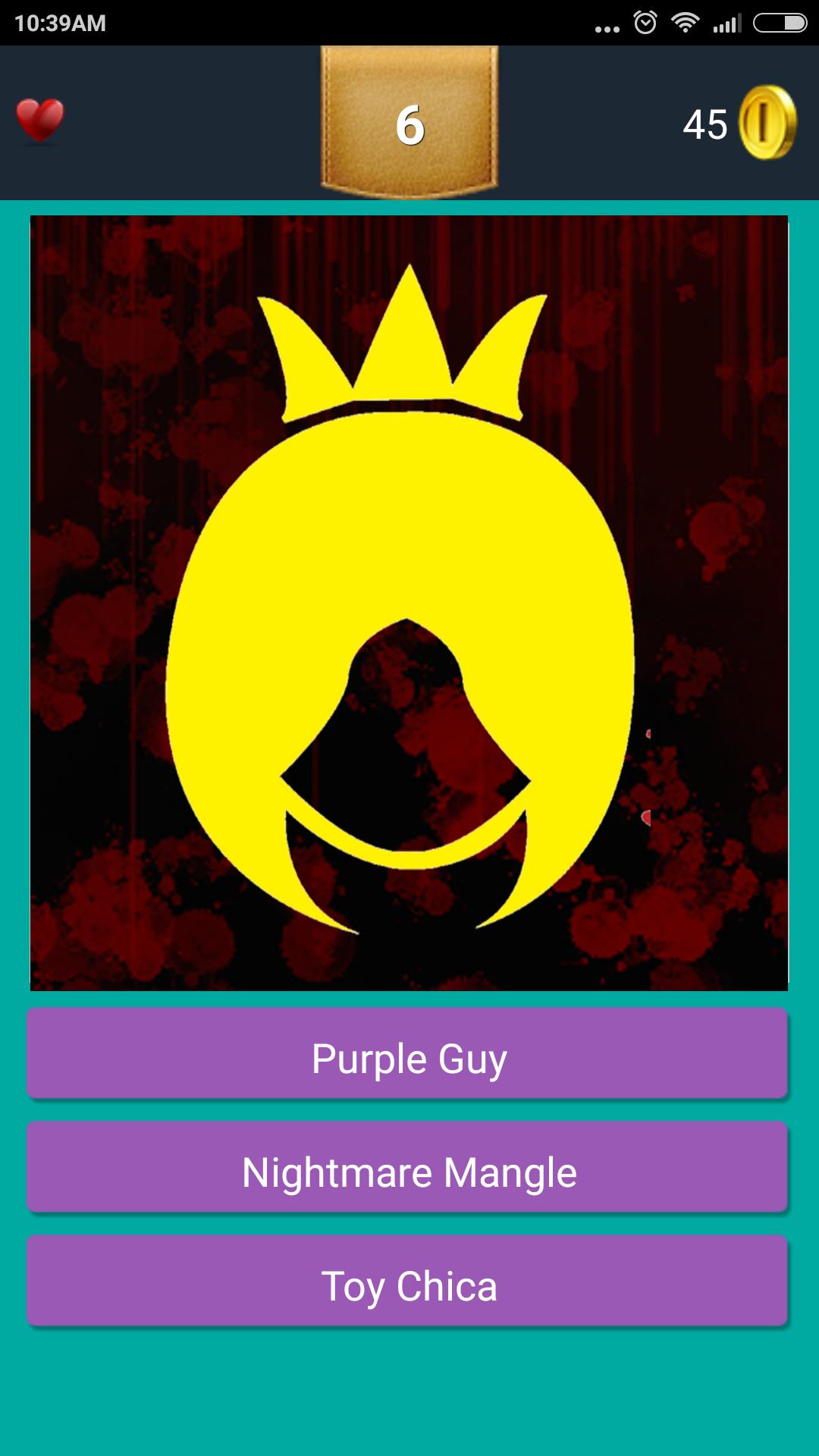 Character Quiz for FNAF