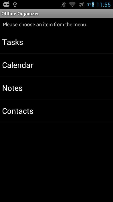 Offline Organizer