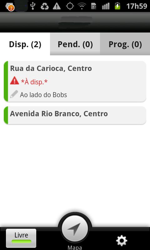 Fone Taxi Feira - Taxista