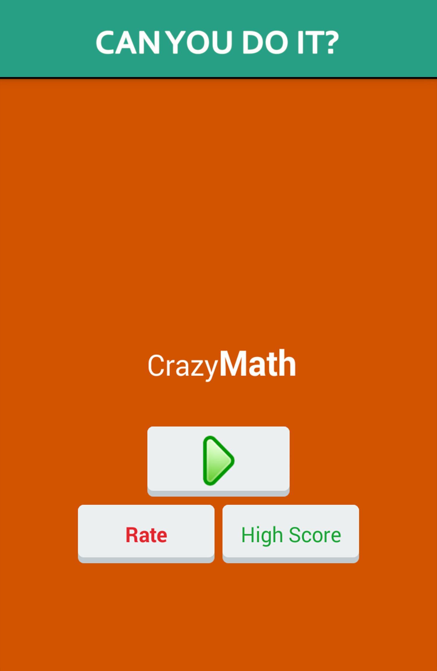 Crazy Hard Math Quiz Test