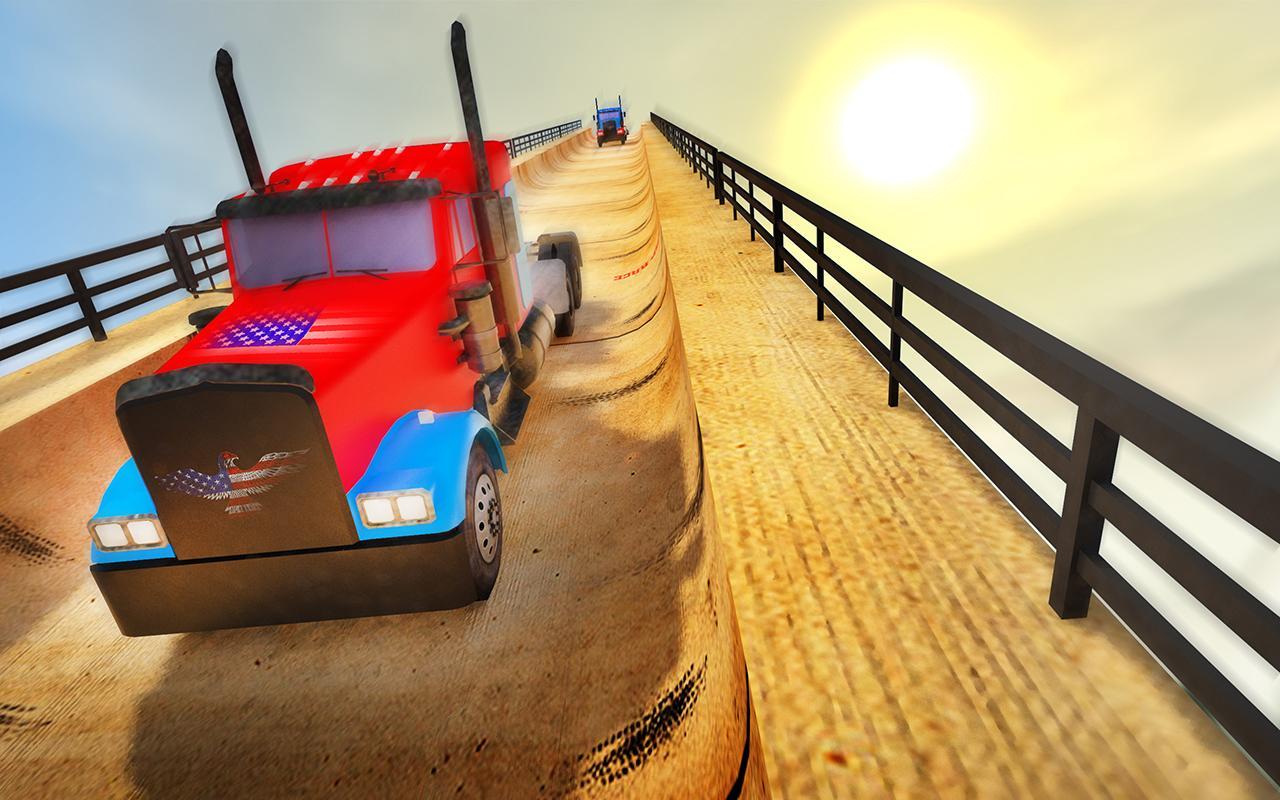 American Mega Ramp Truck Racing Stunts: Impossible
