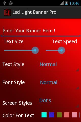 Led Light Banner Pro