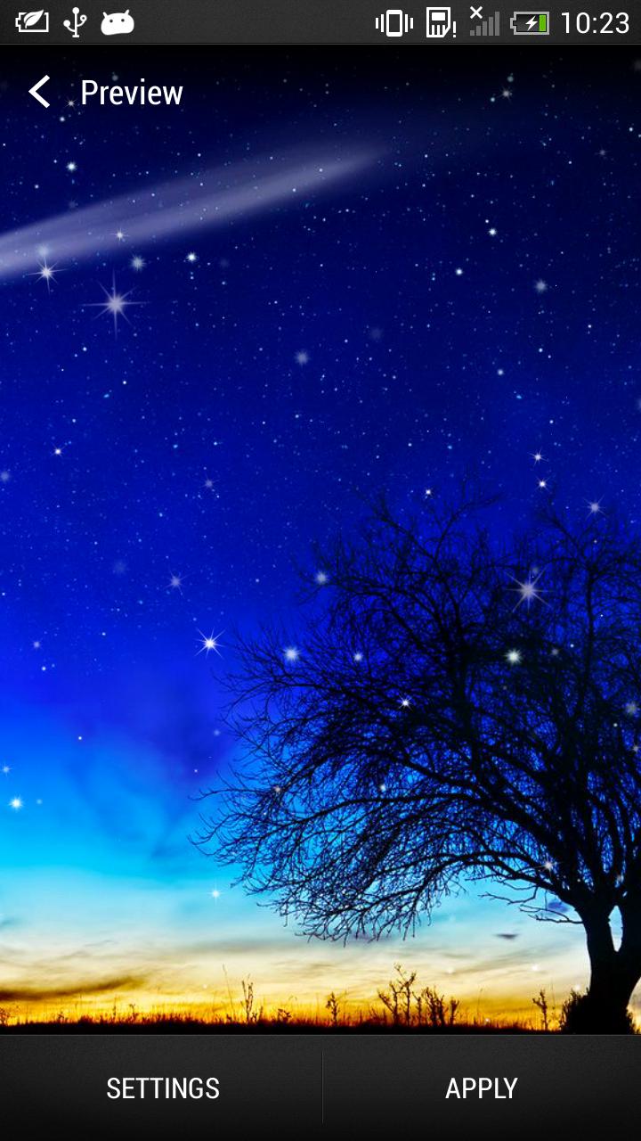 Starry Night Live Wallpaper