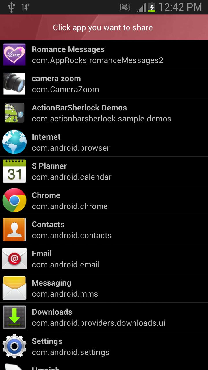 Application Sender
