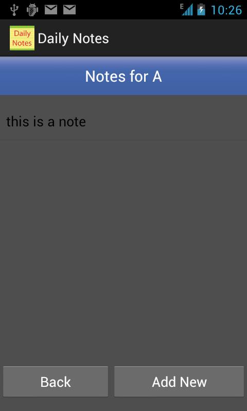 Daily Notes