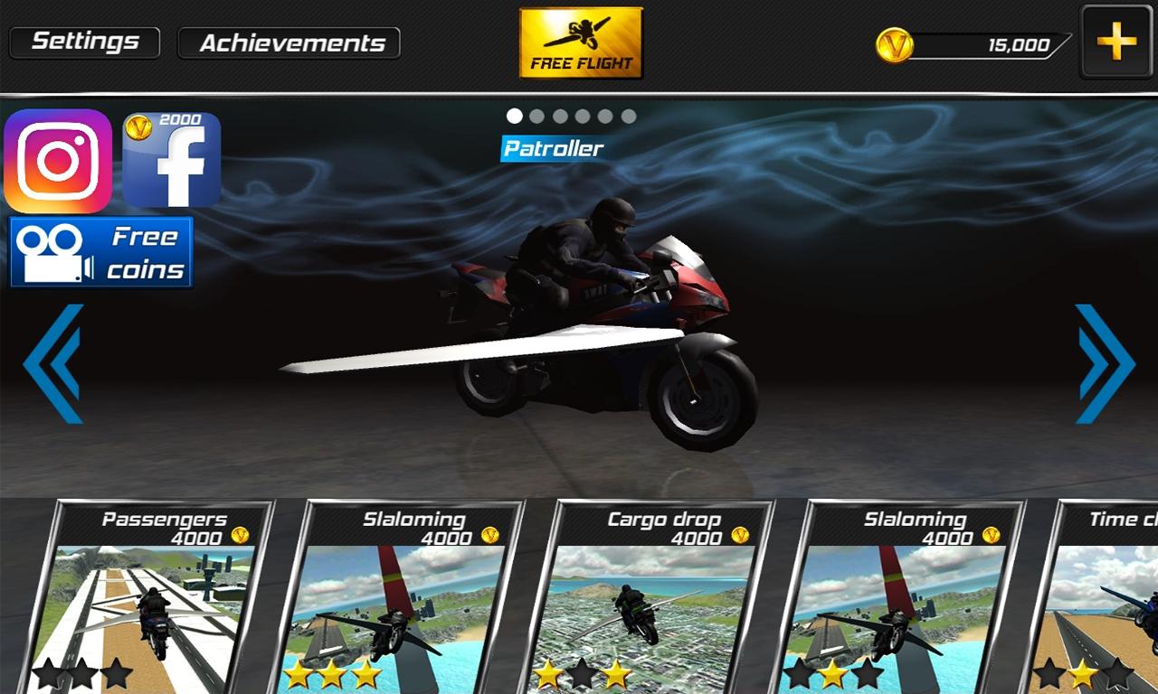 Flying SWAT Police Bike 3D