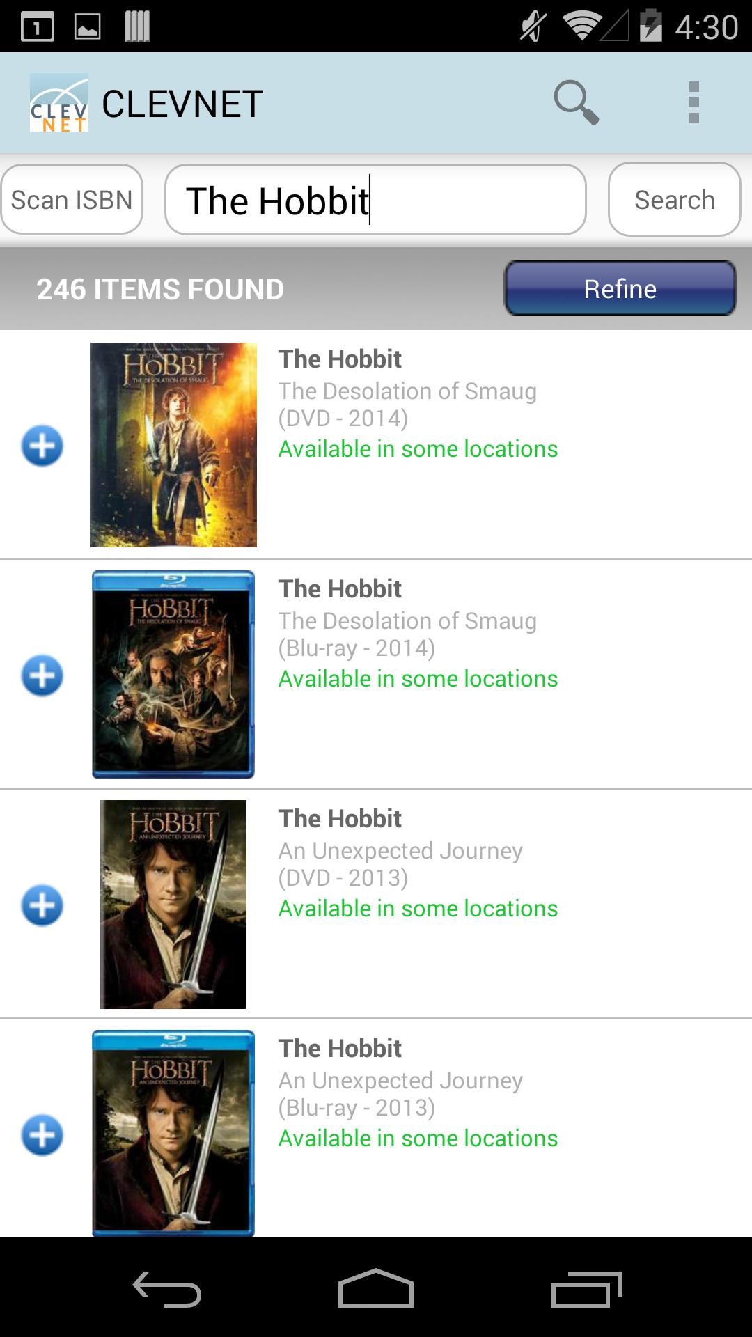 CLEVNET Libraries