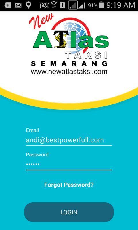 Driver New Atlas Taksi