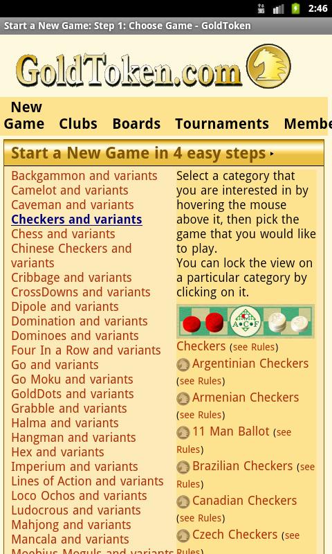 GoldToken Board Games